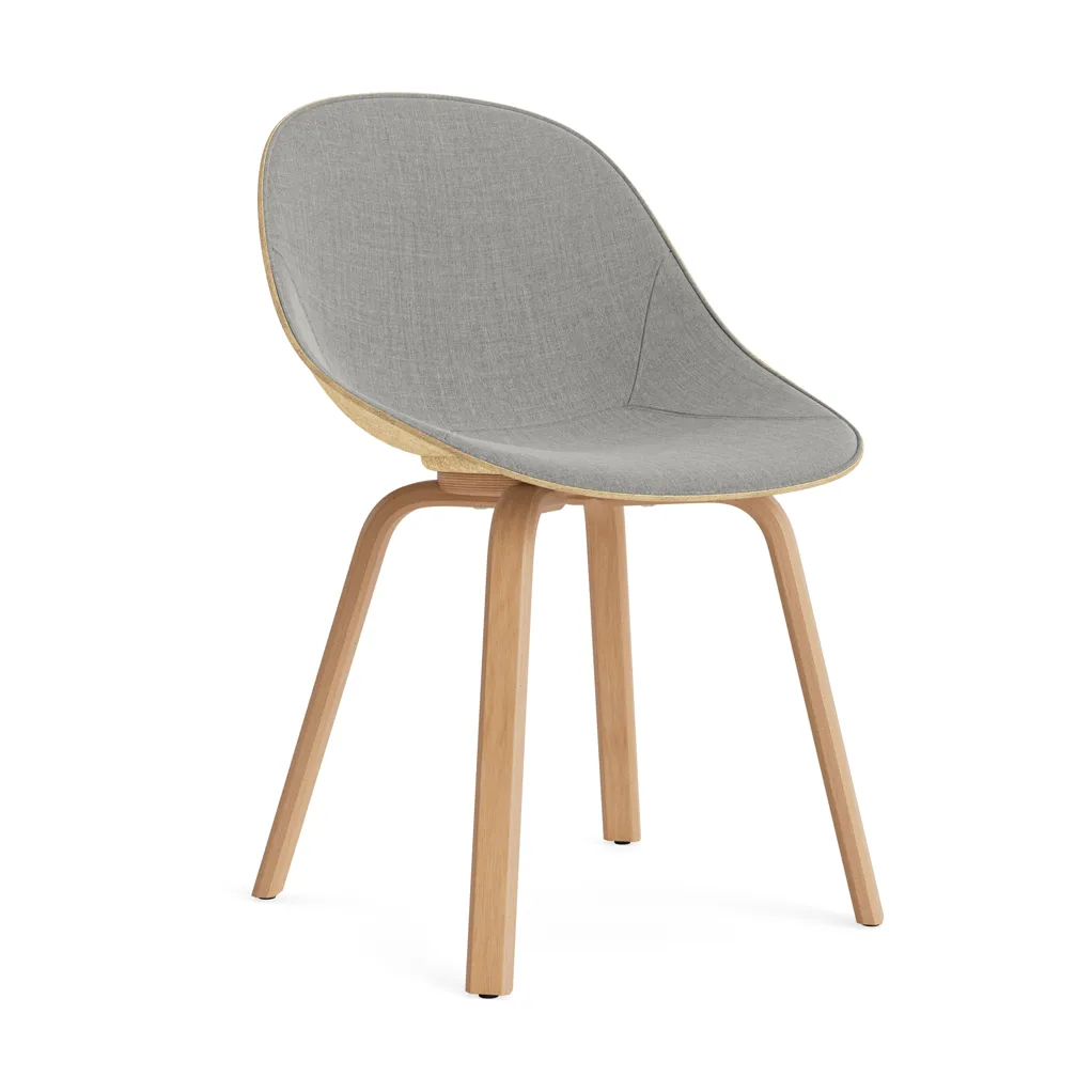 Sedia Mat rivestita frontalmente, Remix 133-hemp-faggio Normann Copenhagen