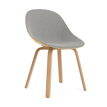 Sedia Mat rivestita frontalmente - Remix 133-hemp-faggio - Normann Copenhagen