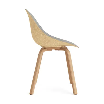 Sedia Mat rivestita frontalmente - Remix 133-hemp-faggio - Normann Copenhagen