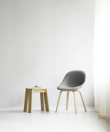 Sedia Mat rivestita frontalmente - Remix 133-hemp-faggio - Normann Copenhagen