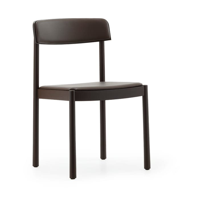 Sedia Timb - Frassino marrone – pelle ultra color cioccolato - Normann Copenhagen