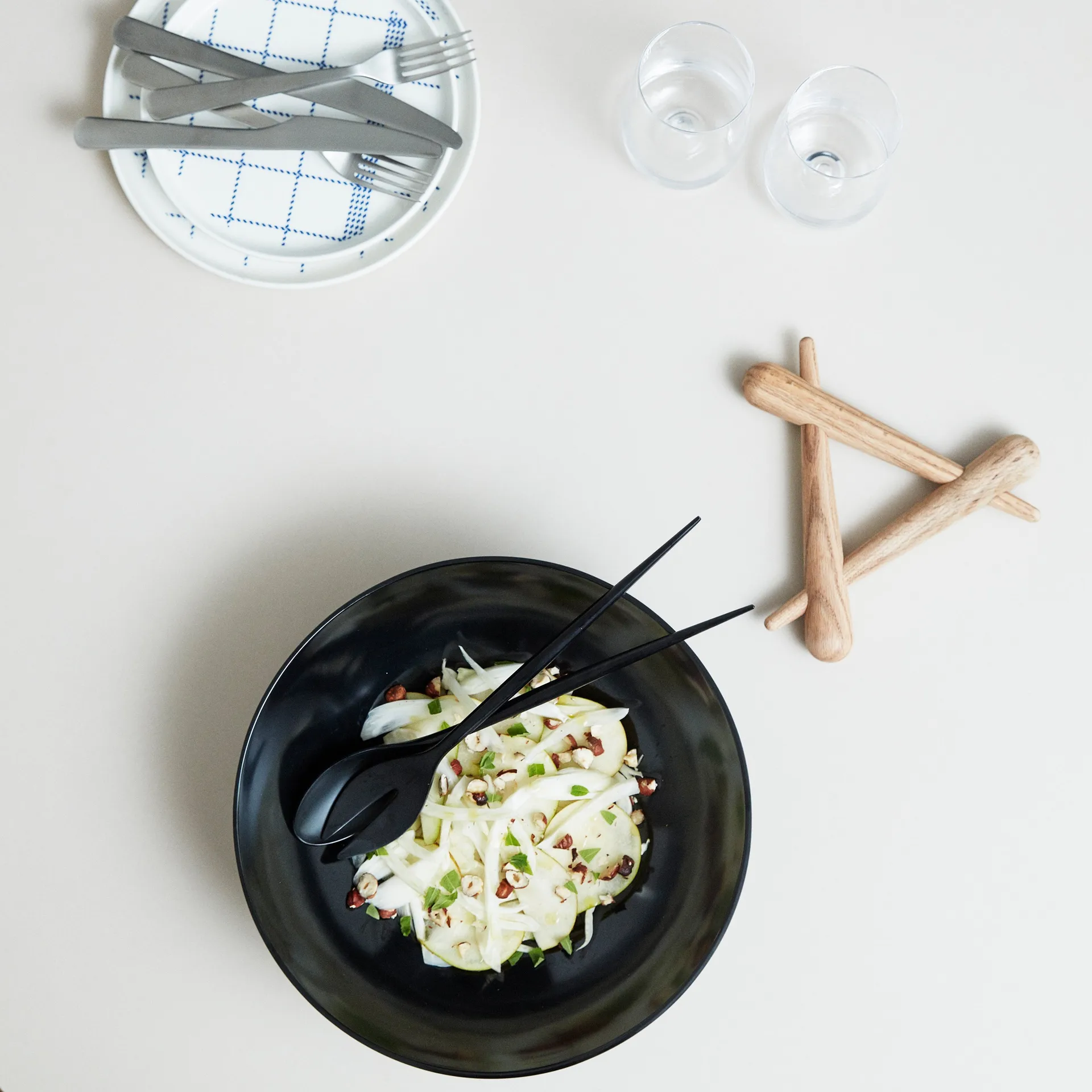 Set da insalata Krenit, nero Normann Copenhagen