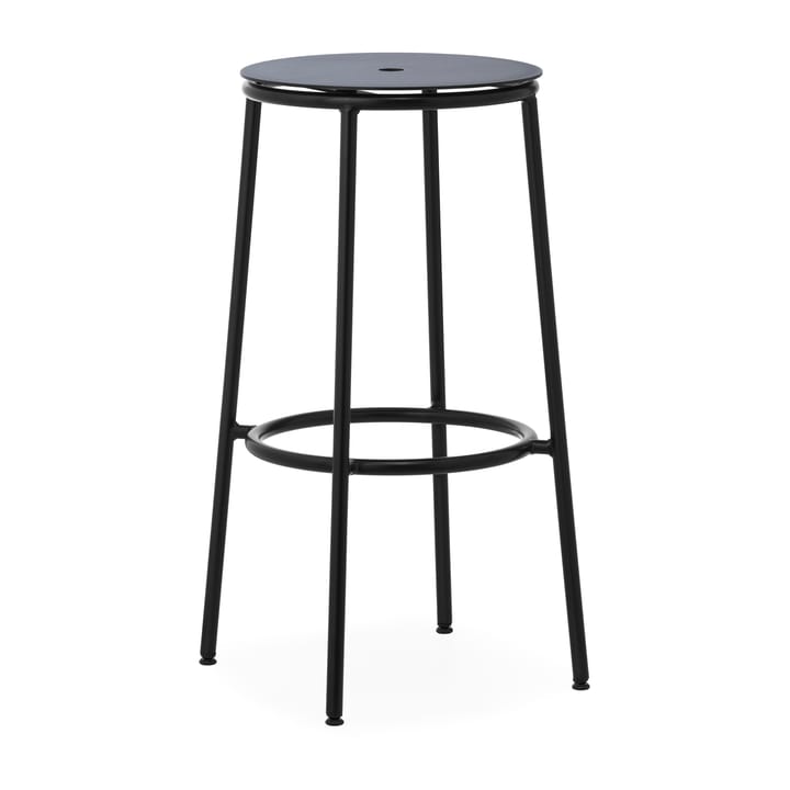 Sgabello bar Circa 75 cm - Alluminio nero - Normann Copenhagen