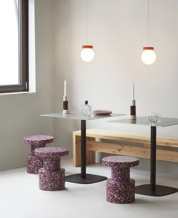 Sgabello Bit  - Bordeaux - Normann Copenhagen