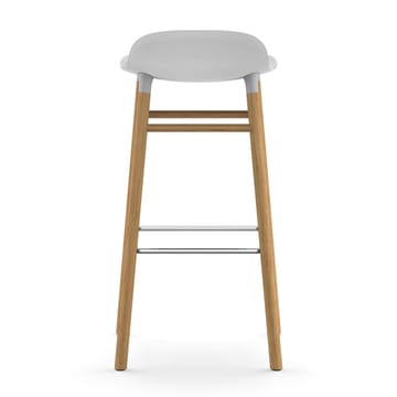 Sgabello con gambe in noce Form  - Bianco - Normann Copenhagen