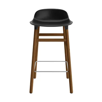 Sgabello con gambe in noce Form  - Nero - Normann Copenhagen