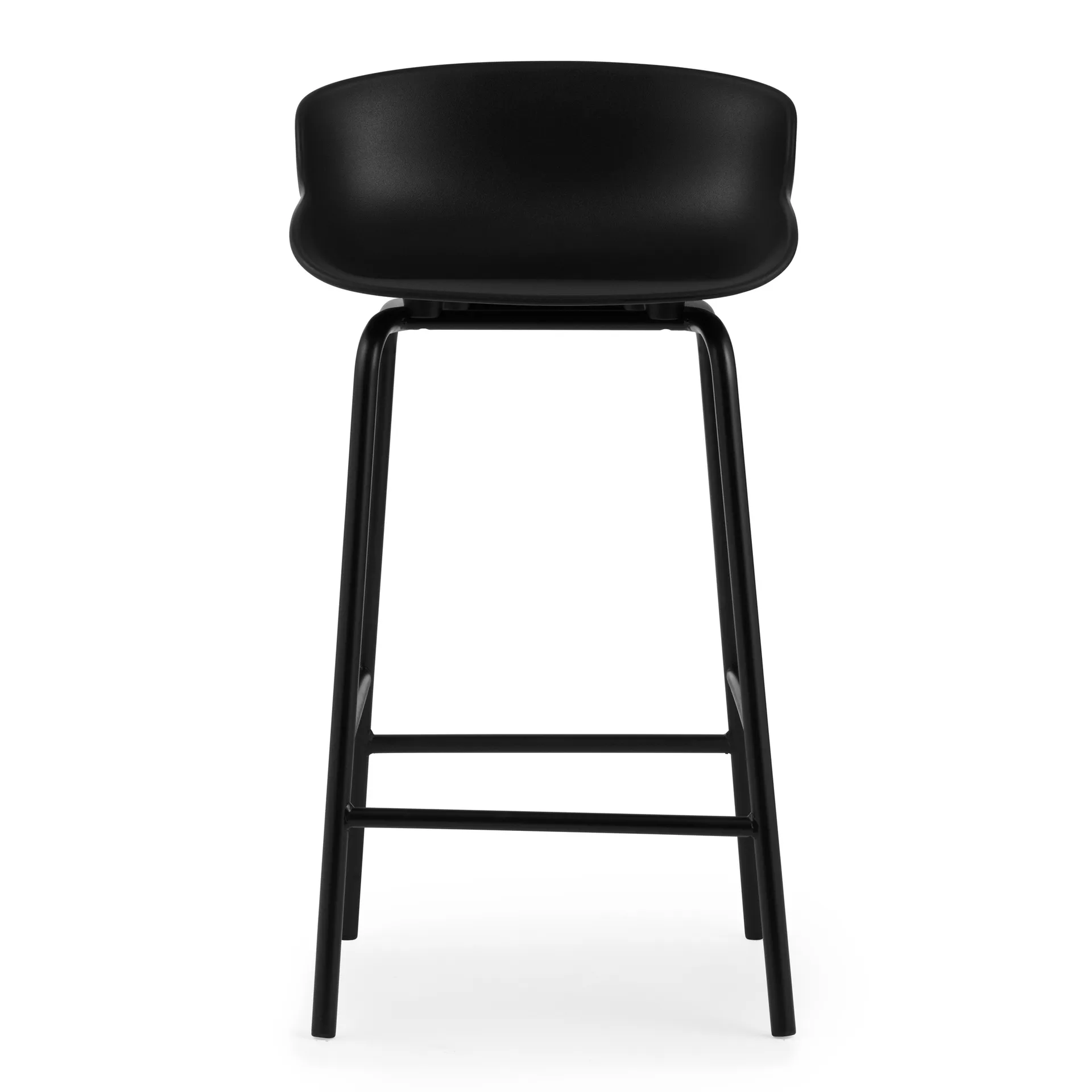 Sgabello da bar con gambe in metallo Hyg 65 cm, Nero Normann Copenhagen