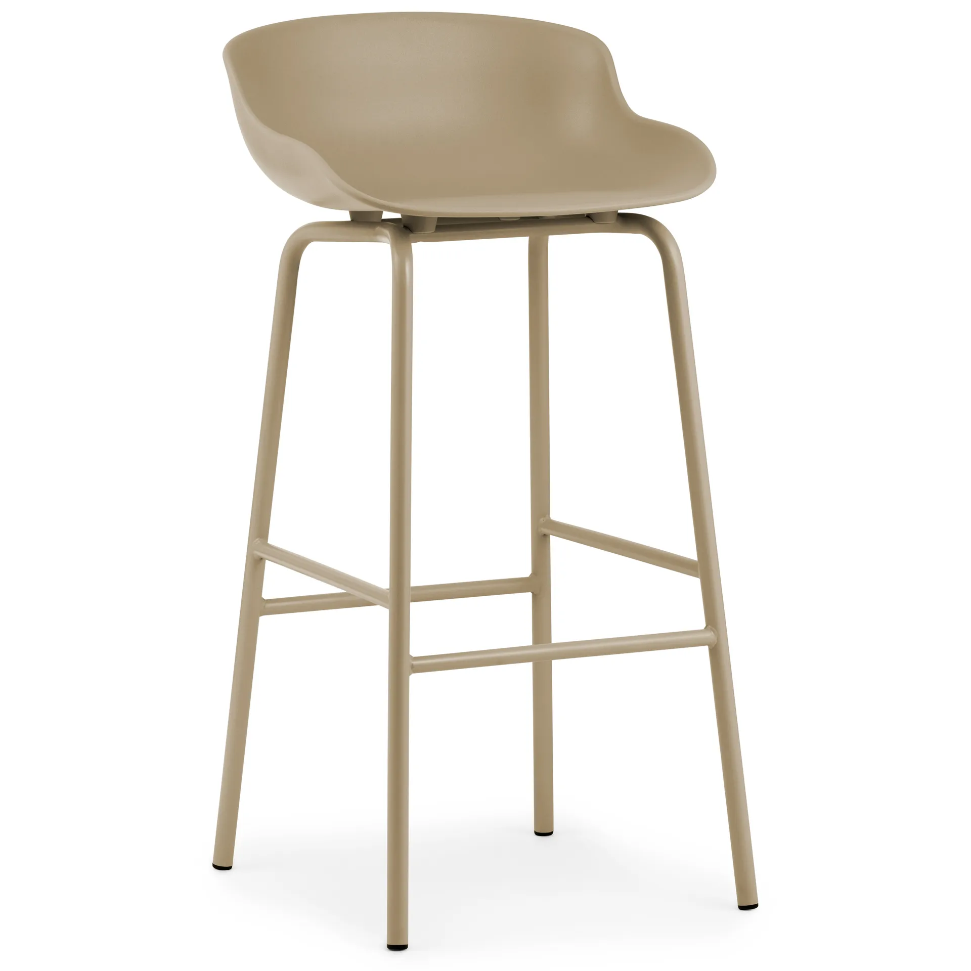 Sgabello da bar con gambe in metallo Hyg 75 cm, Sand Normann Copenhagen
