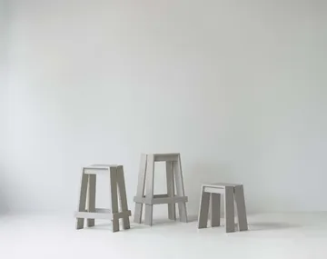 Sgabello da bar Let 75 cm - Grigio Chiaro - Normann Copenhagen
