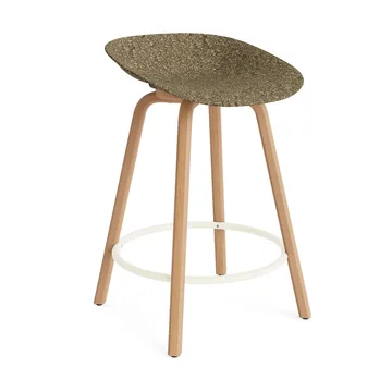 Sgabello da bar Mat 65 cm - Alga-faggio-cream steel - Normann Copenhagen