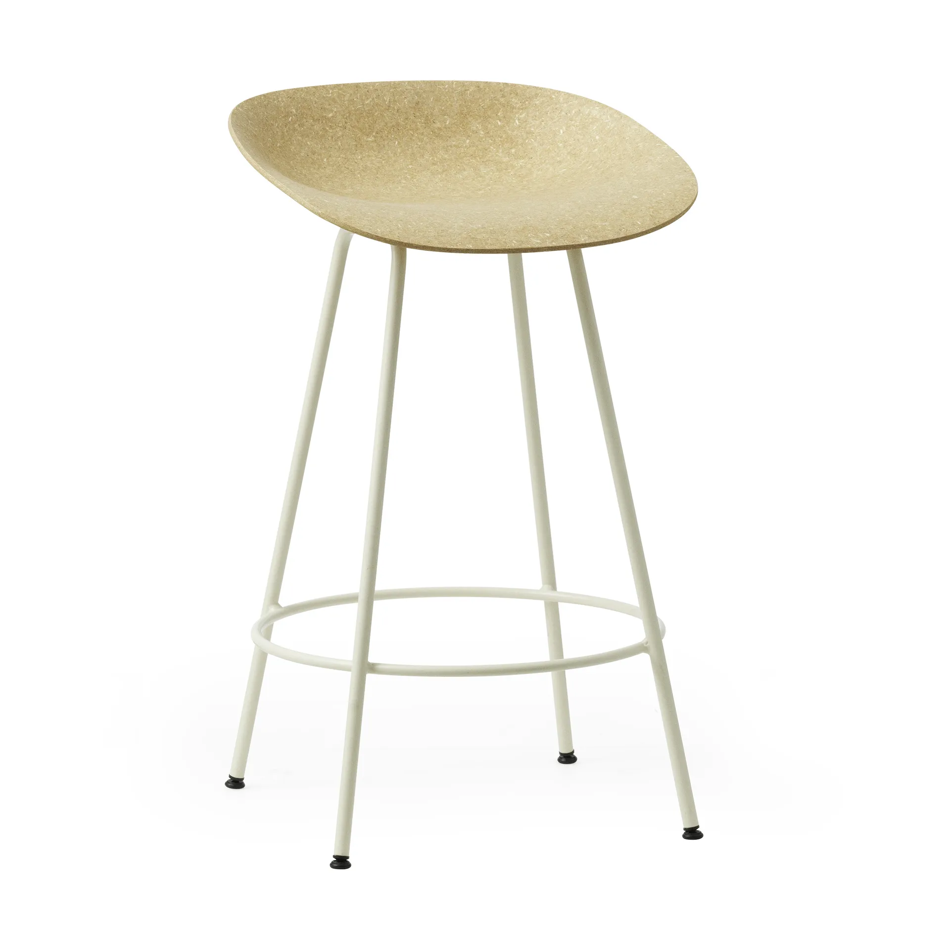 Sgabello da bar Mat 65 cm, Hemp-cream steel Normann Copenhagen
