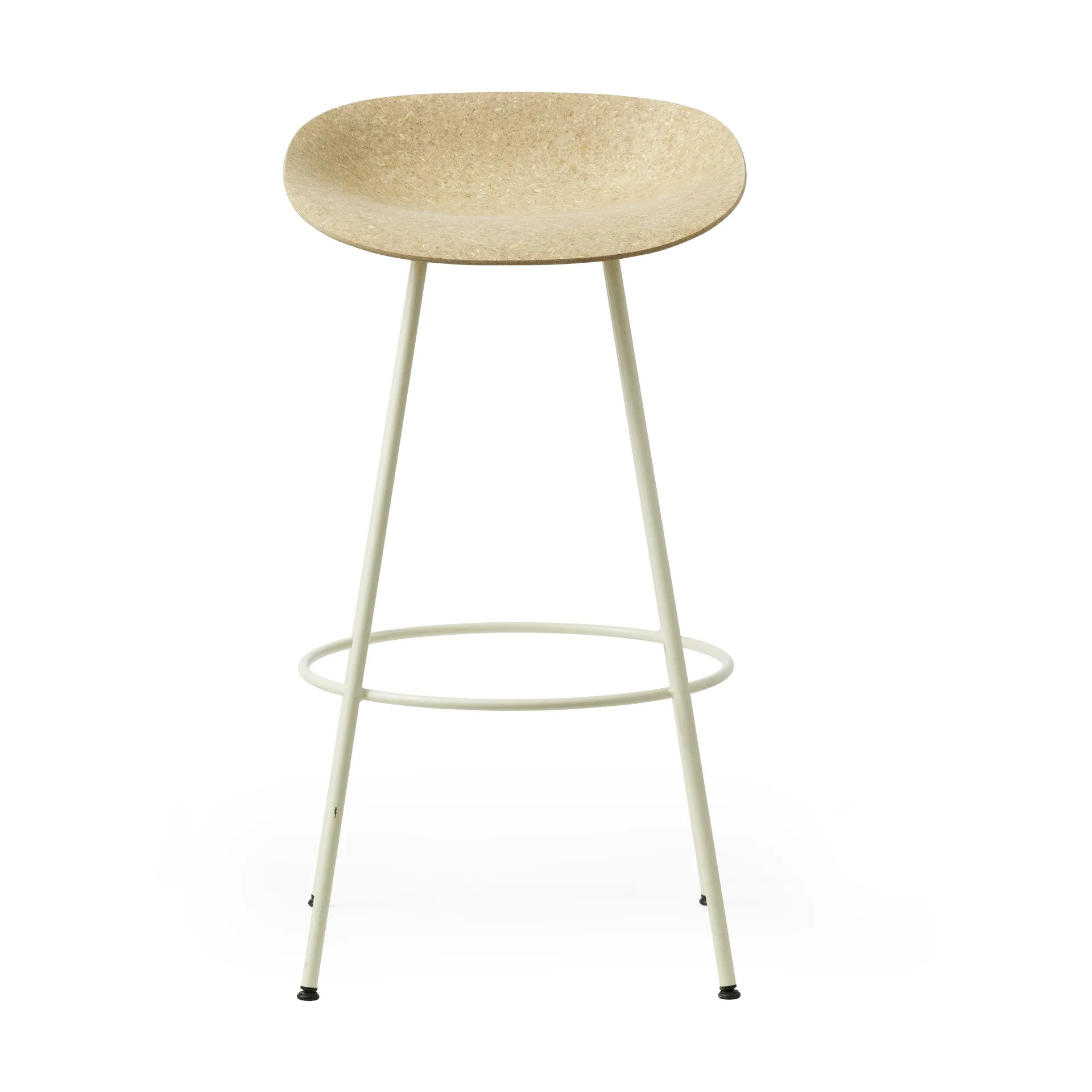 Sgabello da bar Mat 75 cm, Hemp-cream steel Normann Copenhagen