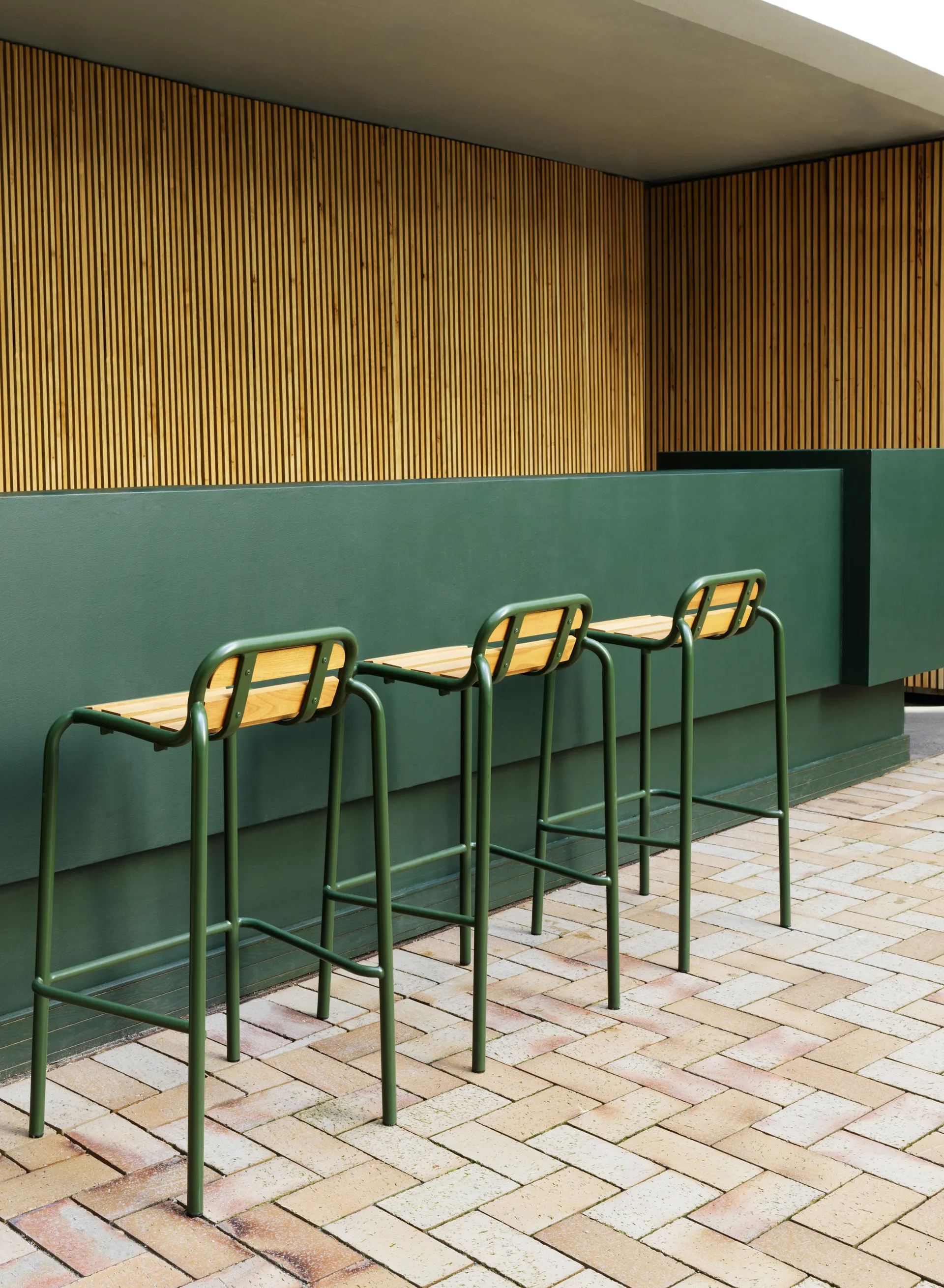 Sgabello da bar Vig Robinia 75 cm, Verde Normann Copenhagen