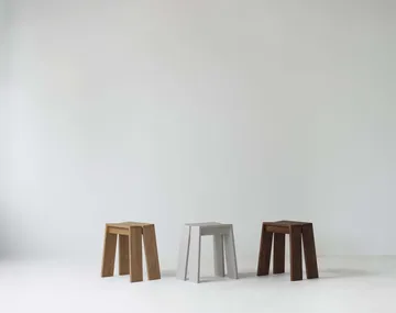 Sgabello Let - Frassino Macchiato Marrone - Normann Copenhagen