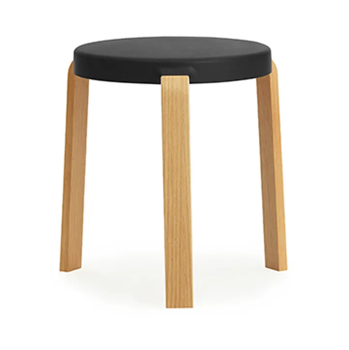 Sgabello Tap - nero-rovere - Normann Copenhagen