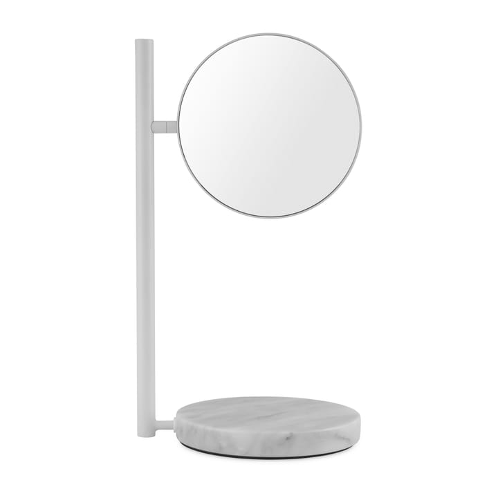 Specchio da tavolo fronte-retro Pose - Bianco - Normann Copenhagen