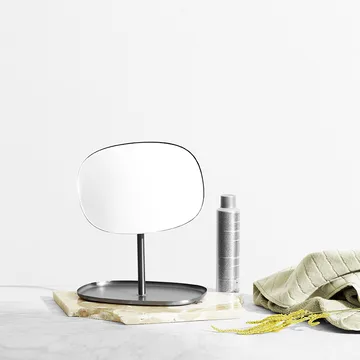 Specchio Flip - Acciaio opaco - Normann Copenhagen