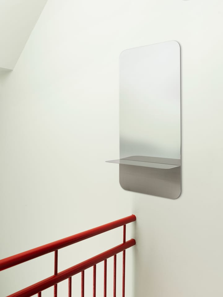Specchio vertical Horizon 40x80 cm - Acciaio inox - Normann Copenhagen