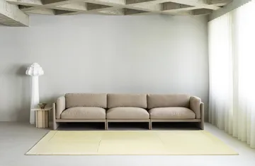 Tappeto in lana Level  - Giallo chiaro, 170x240 cm - Normann Copenhagen