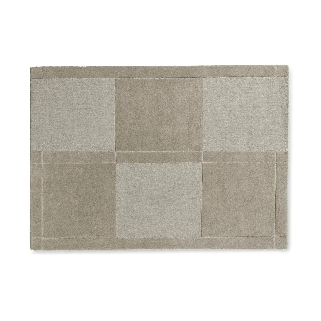Tappeto in lana Level , Grigio caldo, 170x240 cm Normann Copenhagen