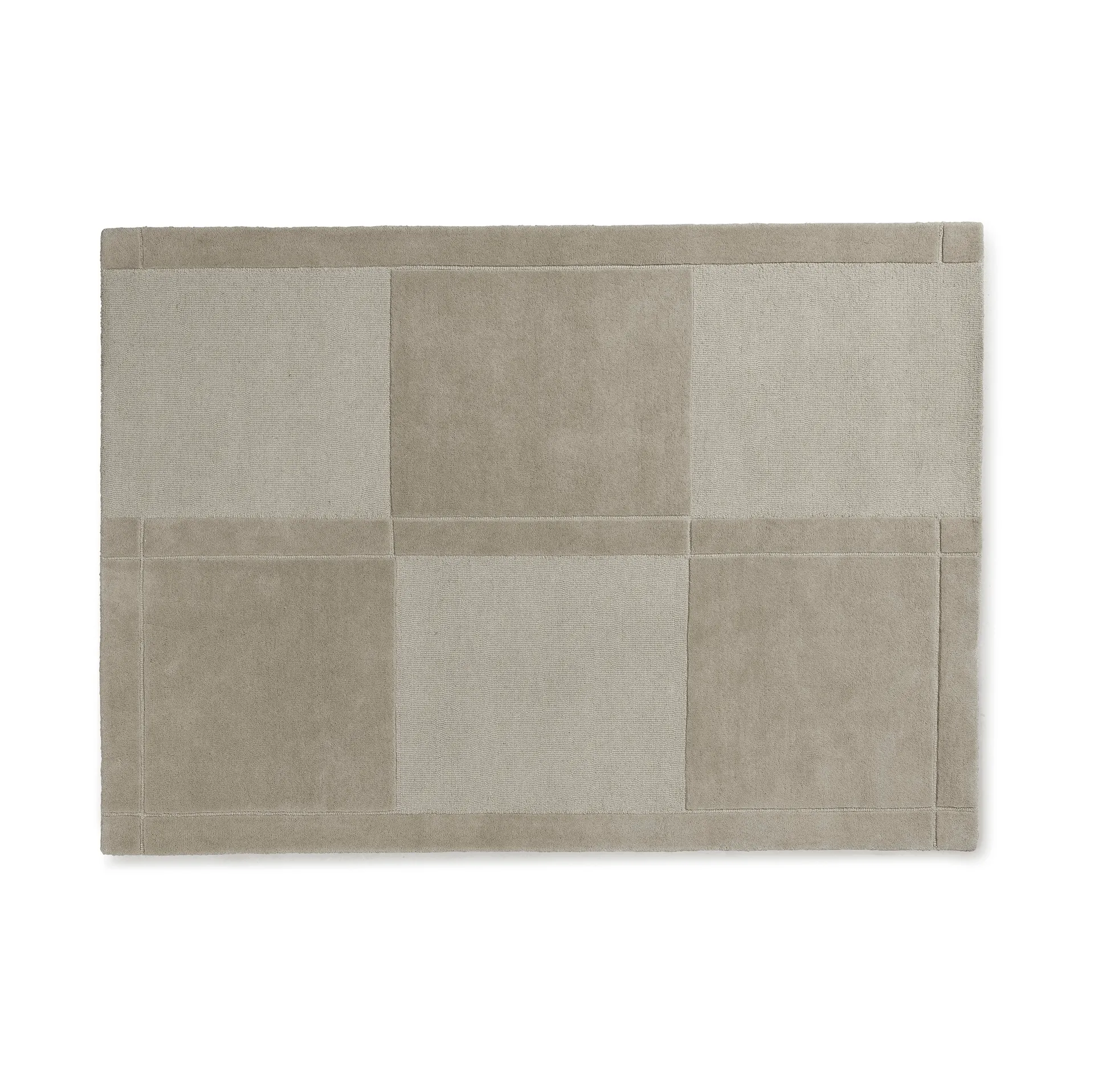 Tappeto in lana Level , Grigio caldo, 250x350 cm Normann Copenhagen