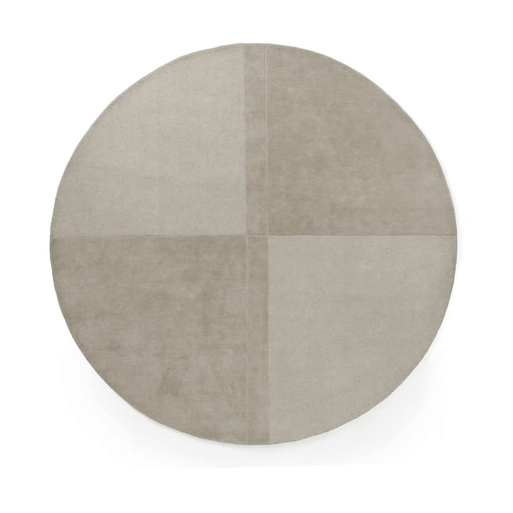 Tappeto in lana rotondo Level  - Grigio caldo, Ø280 cm - Normann Copenhagen