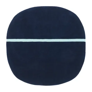 Tappeto Oona 140x140 cm - Blu - Normann Copenhagen