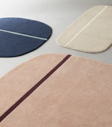Tappeto Oona 140x140 cm - Blu - Normann Copenhagen