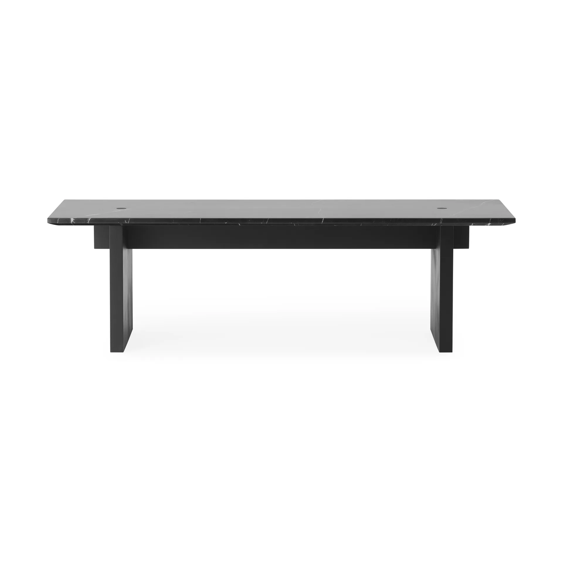 Tavolino da caffè Solid Table 130x38,5x40 cm, Black Normann Copenhagen