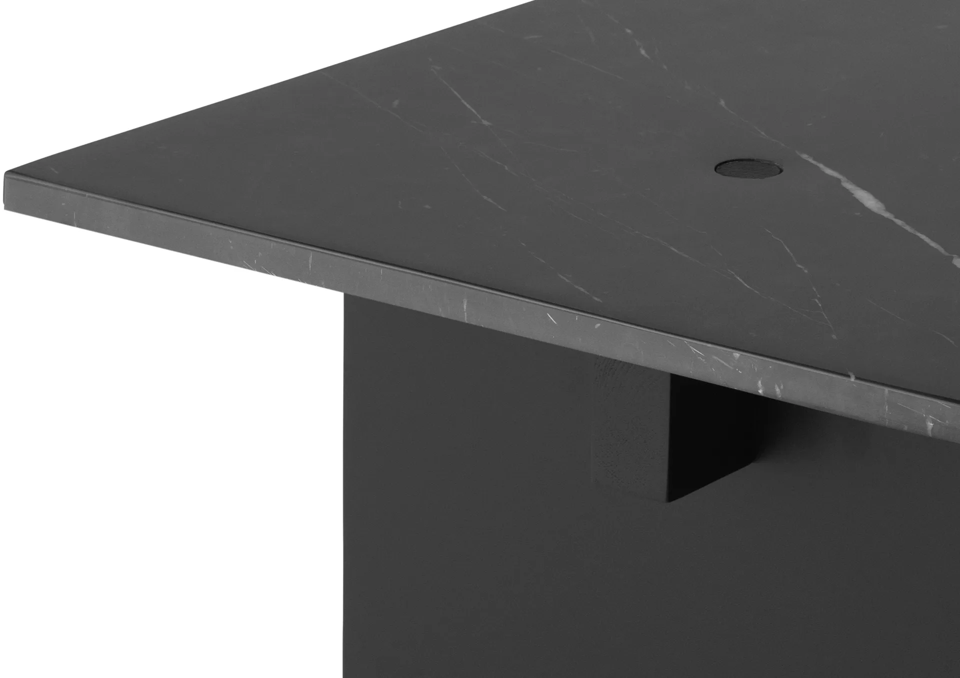 Tavolino da caffè Solid Table 130x38,5x40 cm, Black Normann Copenhagen