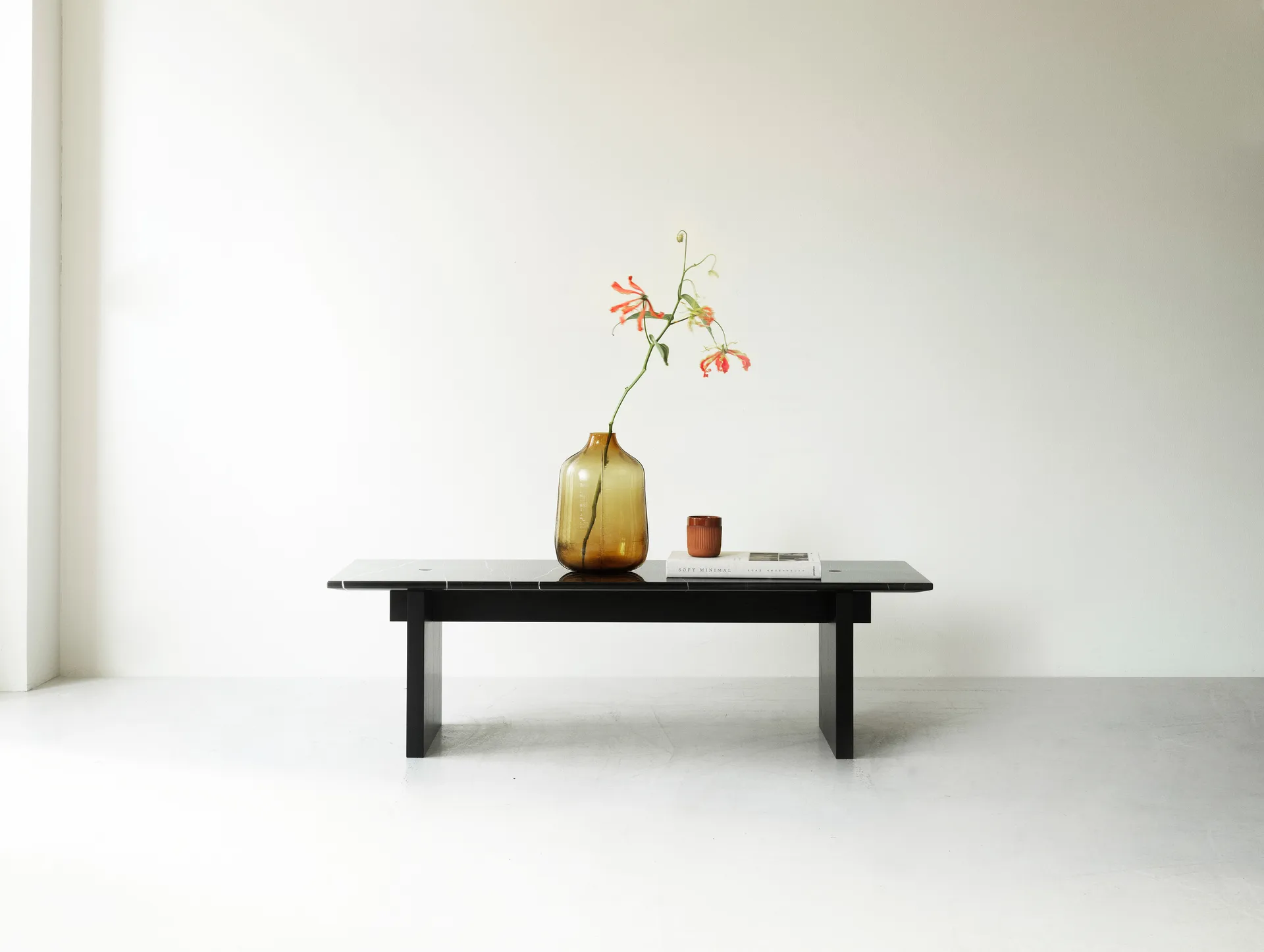 Tavolino da caffè Solid Table 130x38,5x40 cm, Black Normann Copenhagen