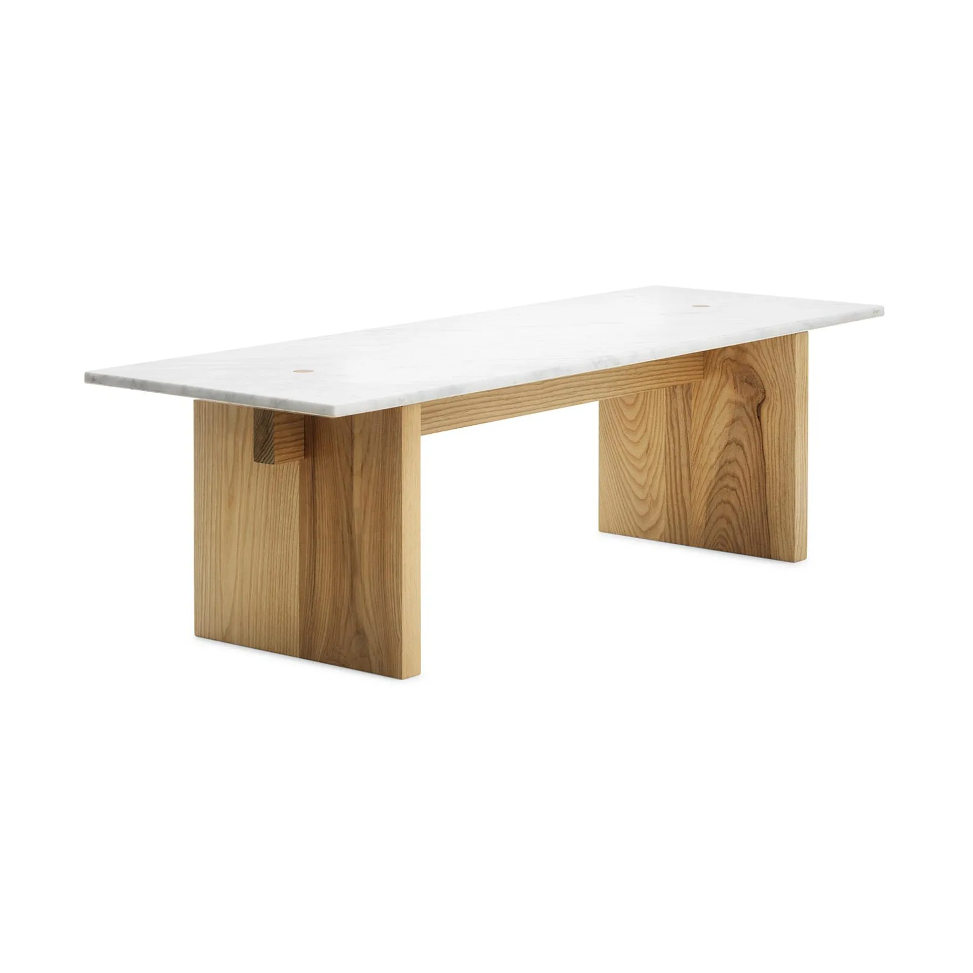 Tavolino da caffè Solid Table 130x38,5x40 cm, White Normann Copenhagen