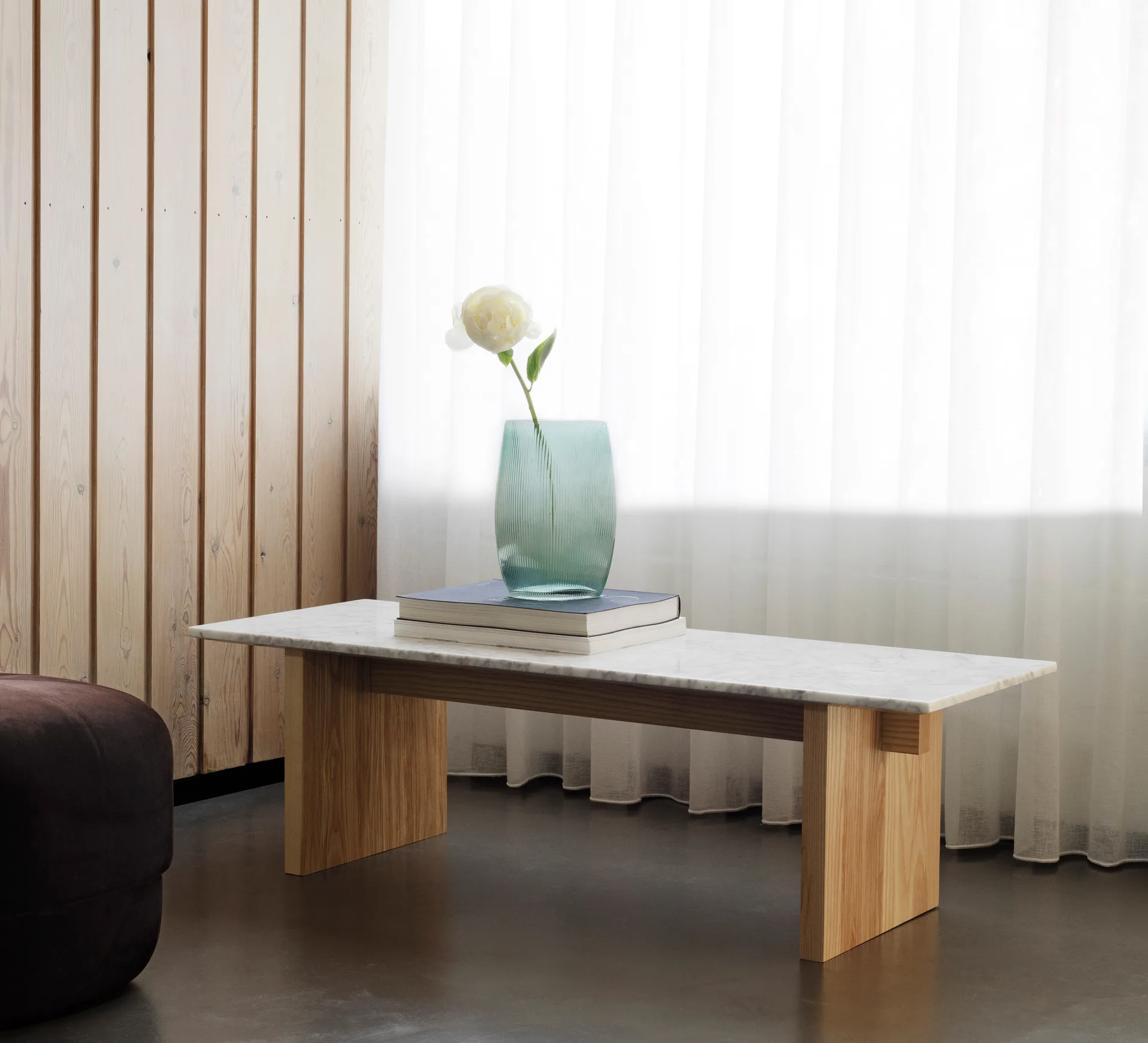 Tavolino da caffè Solid Table 130x38,5x40 cm, White Normann Copenhagen