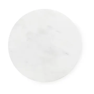 Tavolino Dit Ø40 cm - Bianco Carrara-azzurro brillante - Normann Copenhagen