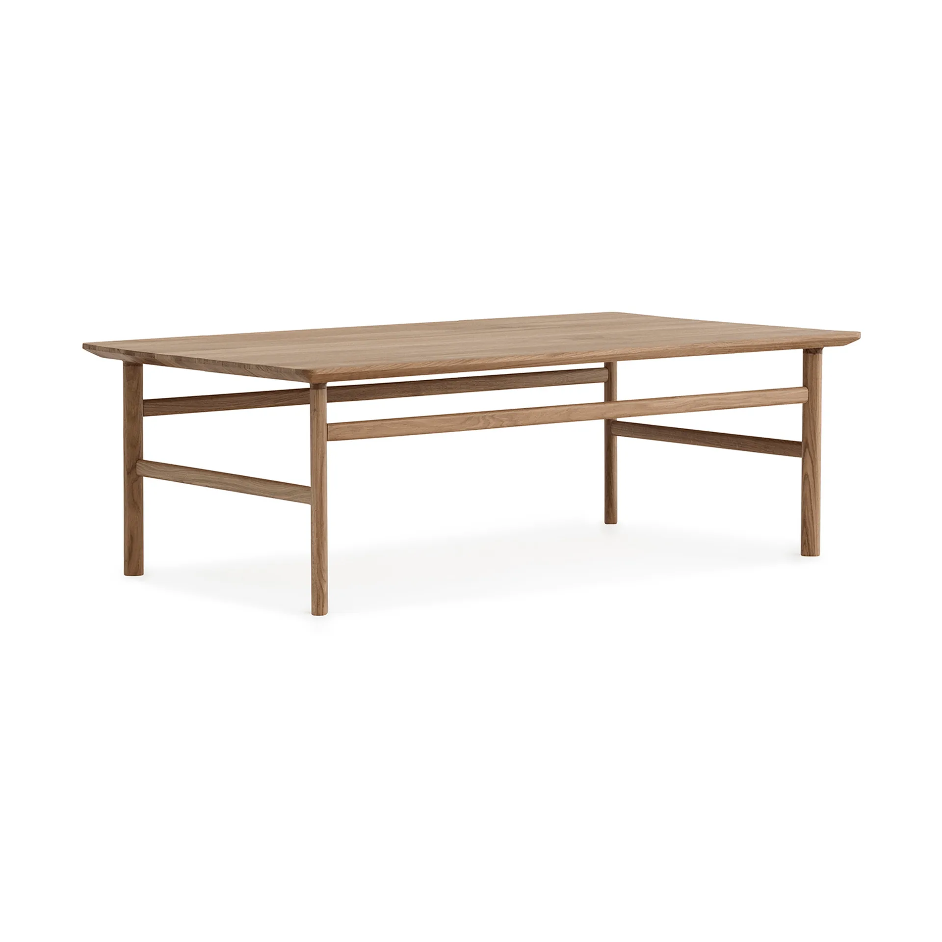 Tavolino Grow, rovere laccato chiaro, grande Normann Copenhagen