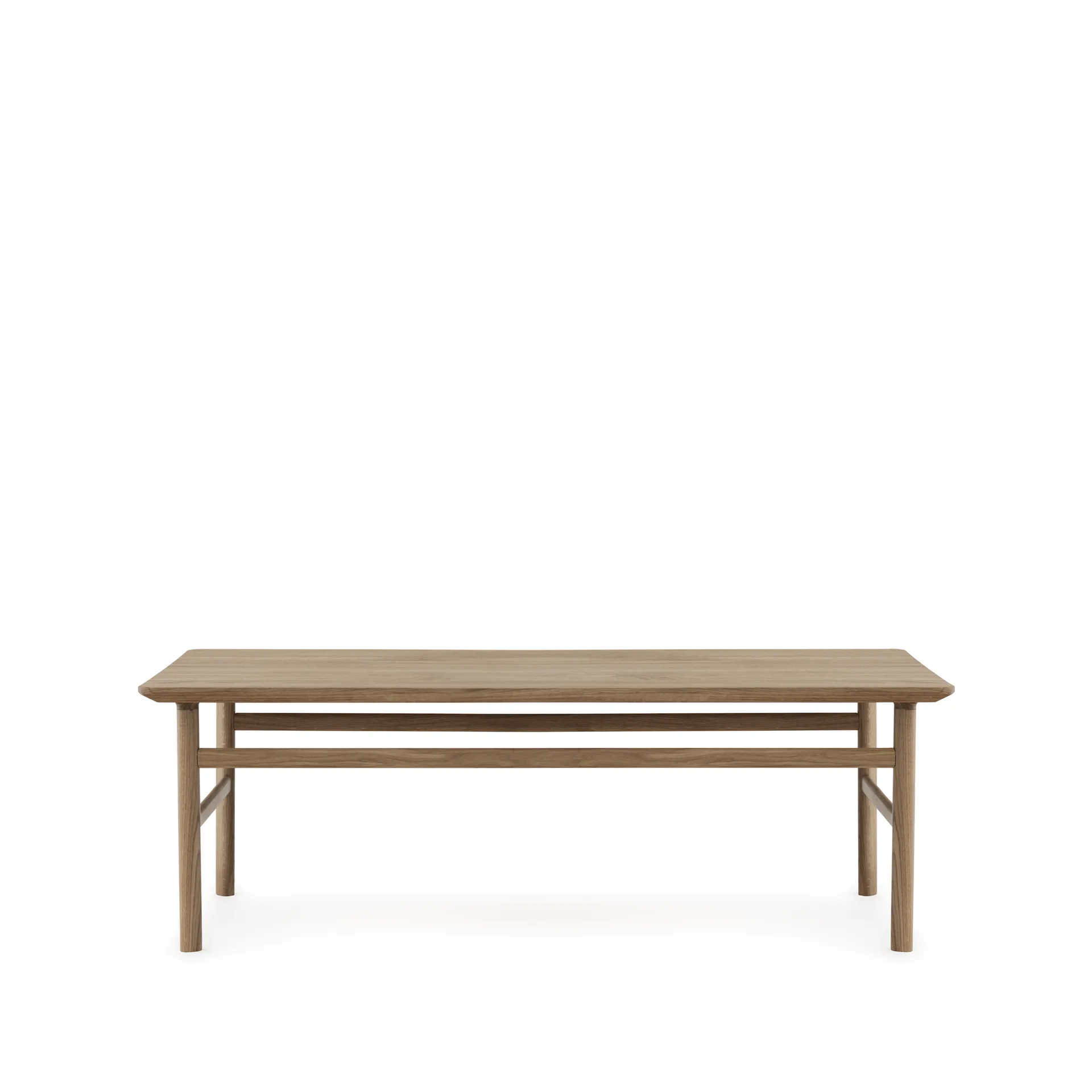 Tavolino Grow, rovere laccato chiaro, grande Normann Copenhagen