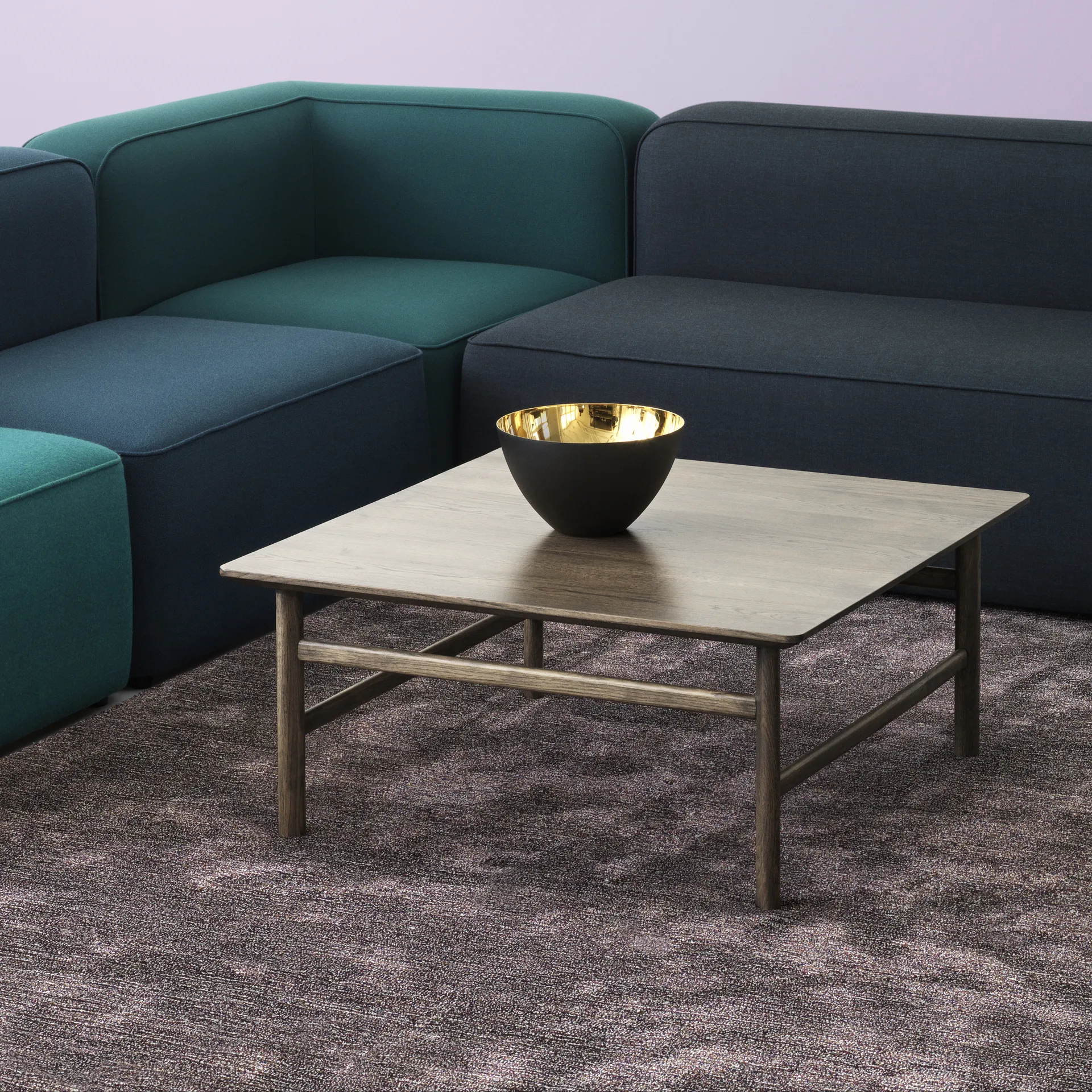 Tavolino Grow, rovere laccato chiaro, piccolo Normann Copenhagen