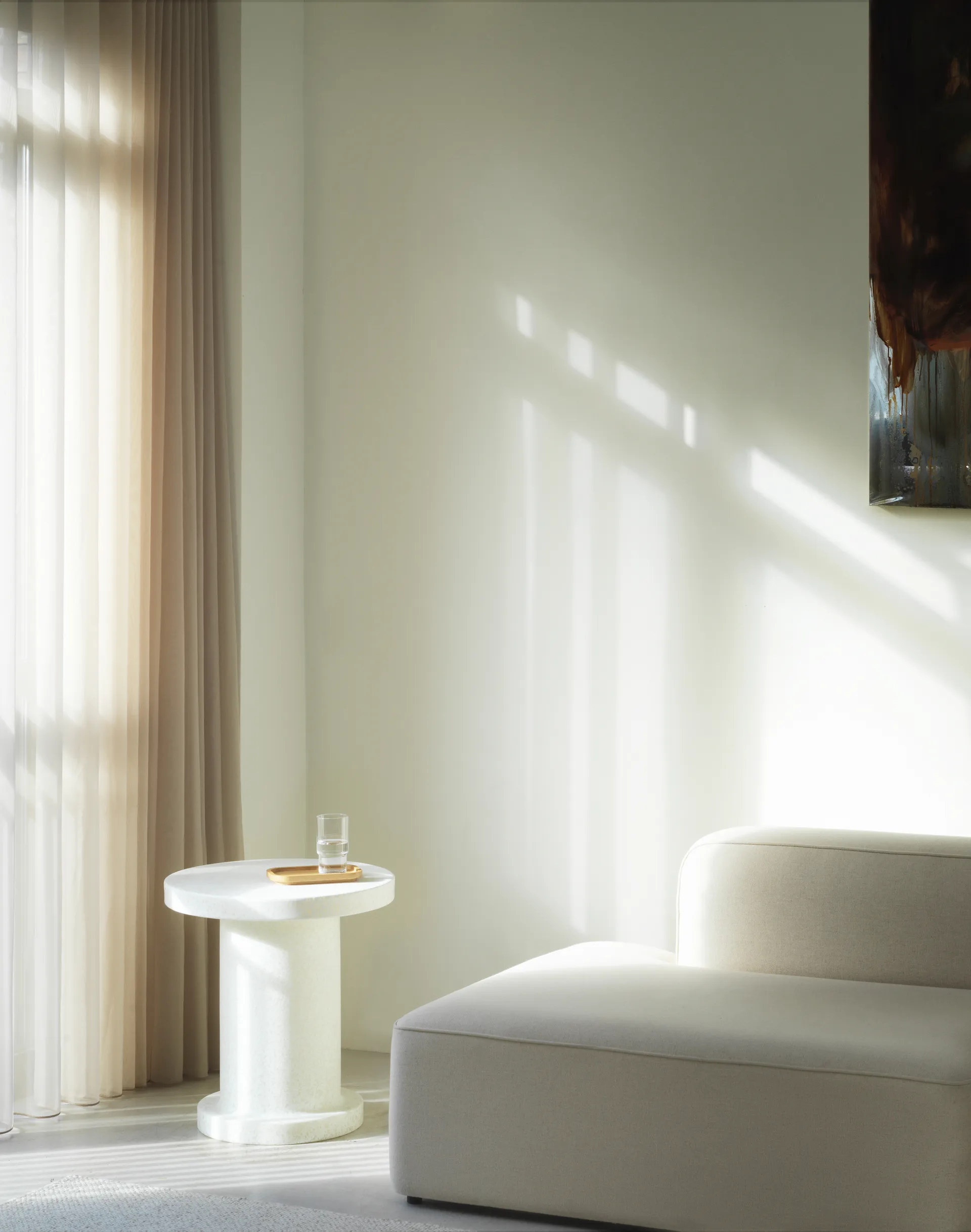 Tavolino laterale Bit, Bianco Normann Copenhagen