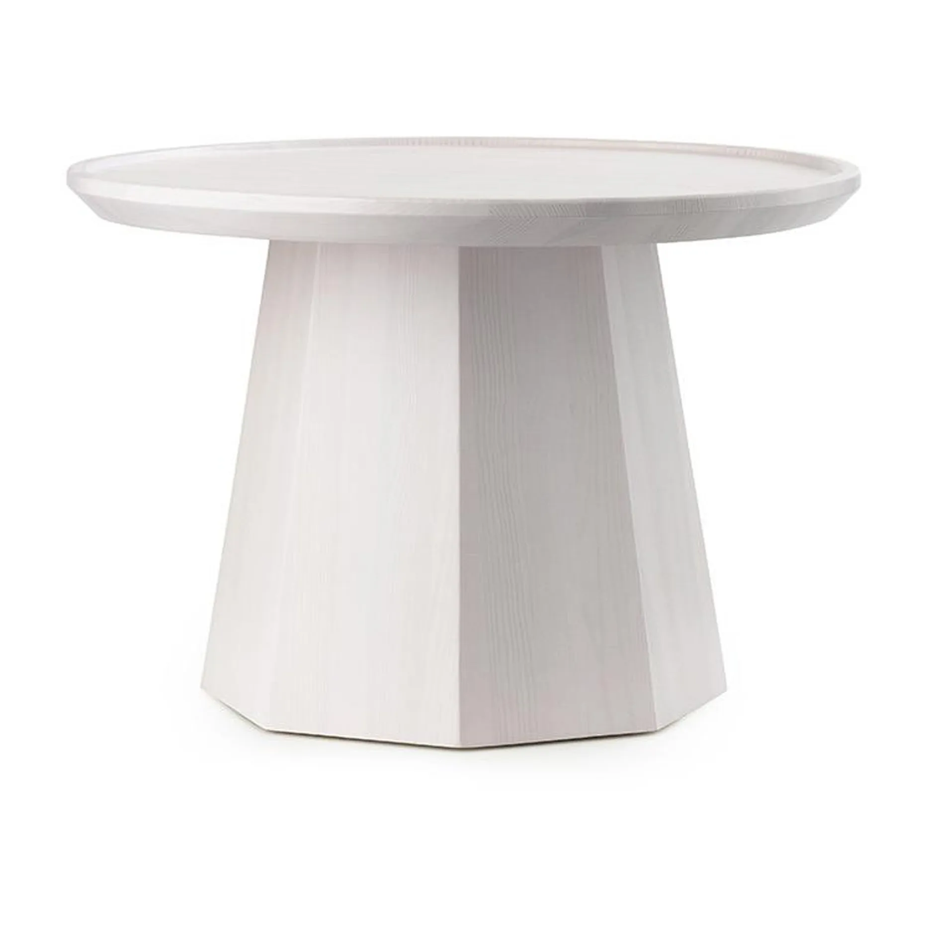 Tavolino Pine table large Ø 65 cm alt. 44,5 cm, Rosa Normann Copenhagen
