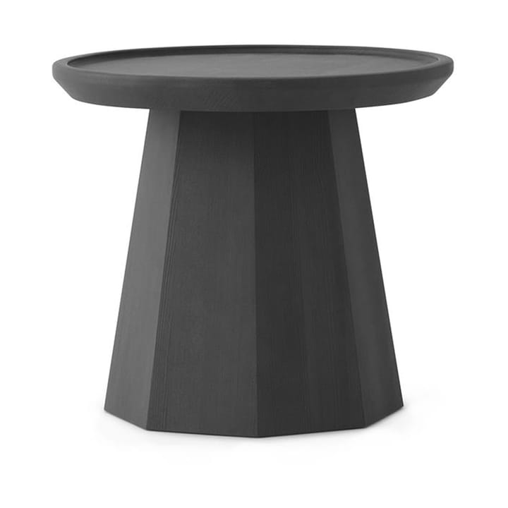 Tavolino Pine table small Ø 45 cm alt. 40,6 cm - Dark Grey - Normann Copenhagen