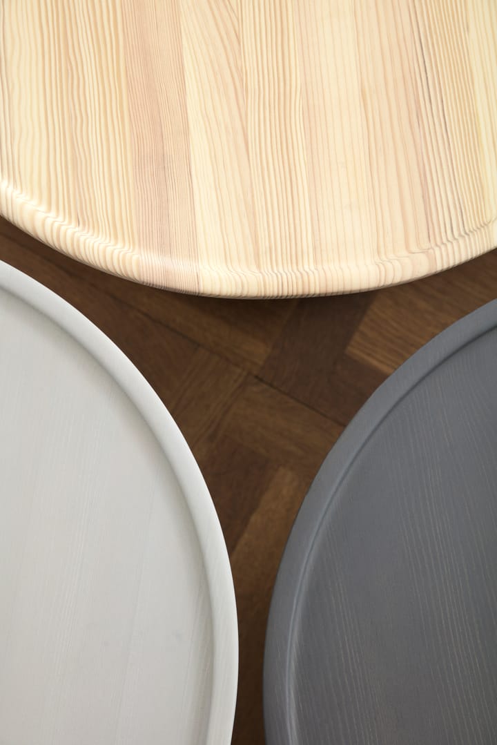 Tavolino Pine table small Ø 45 cm alt. 40,6 cm, Dark Grey Normann Copenhagen
