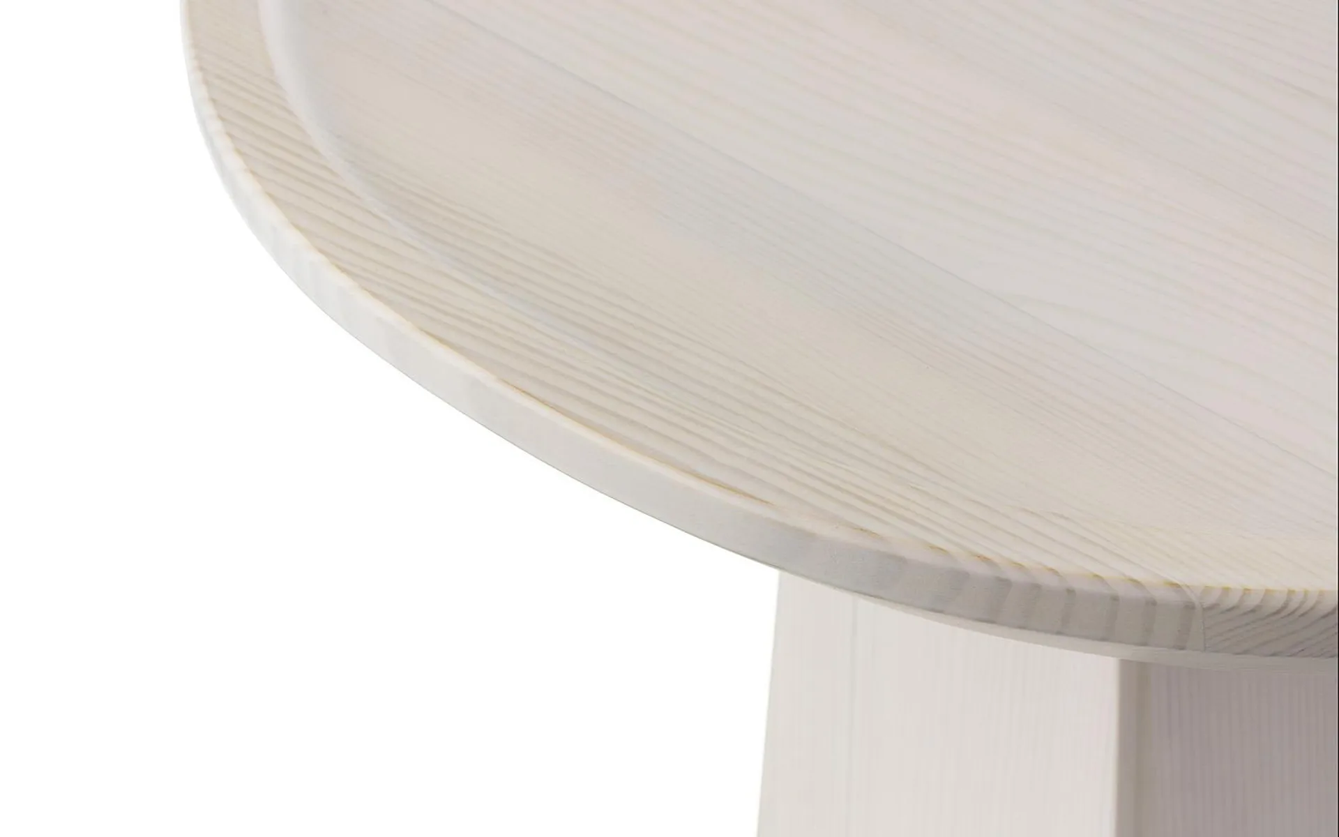 Tavolino Pine table small Ø 45 cm alt. 40,6 cm, Rosa Normann Copenhagen