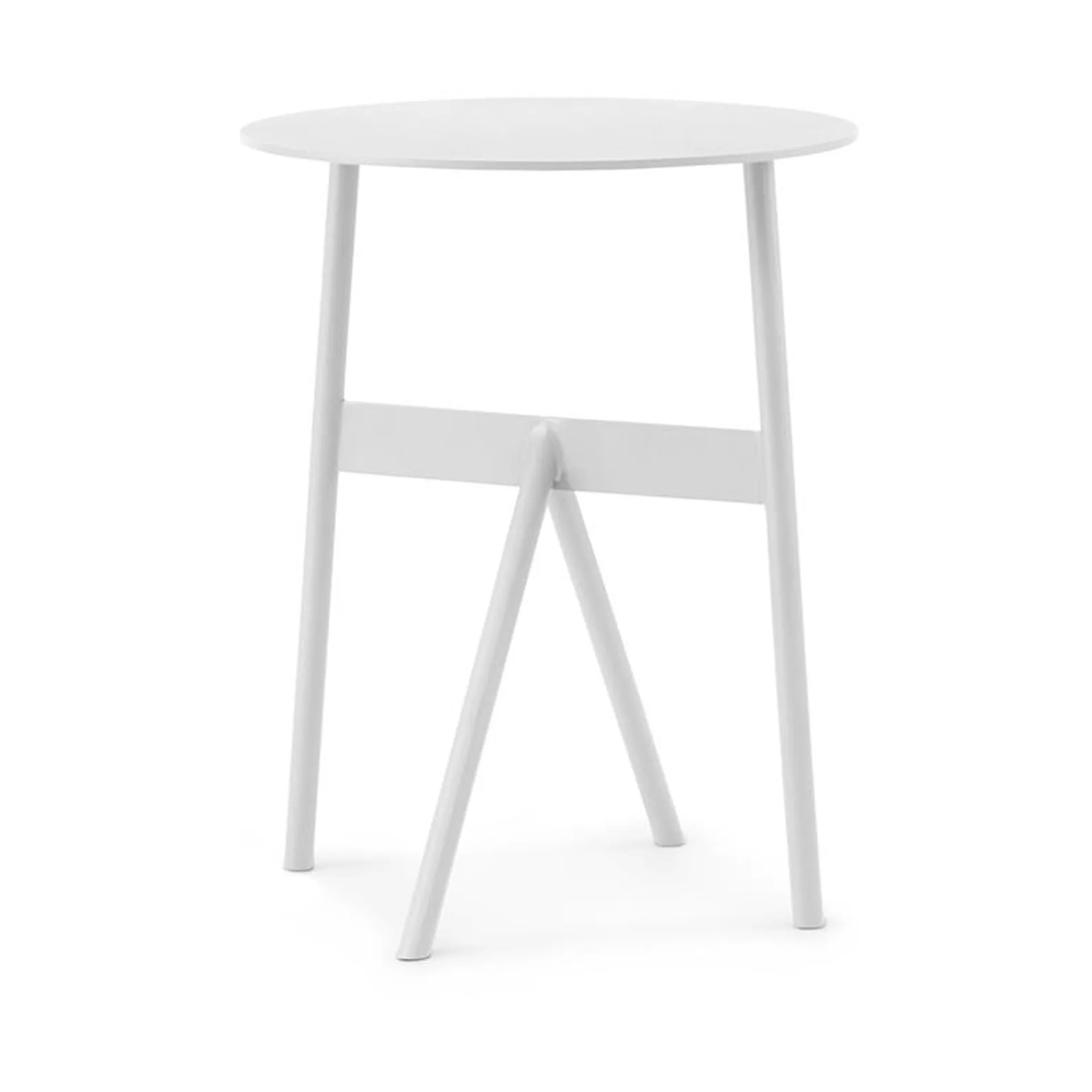 Tavolino Stock Table Ø37 cm H:46 cm, White Normann Copenhagen