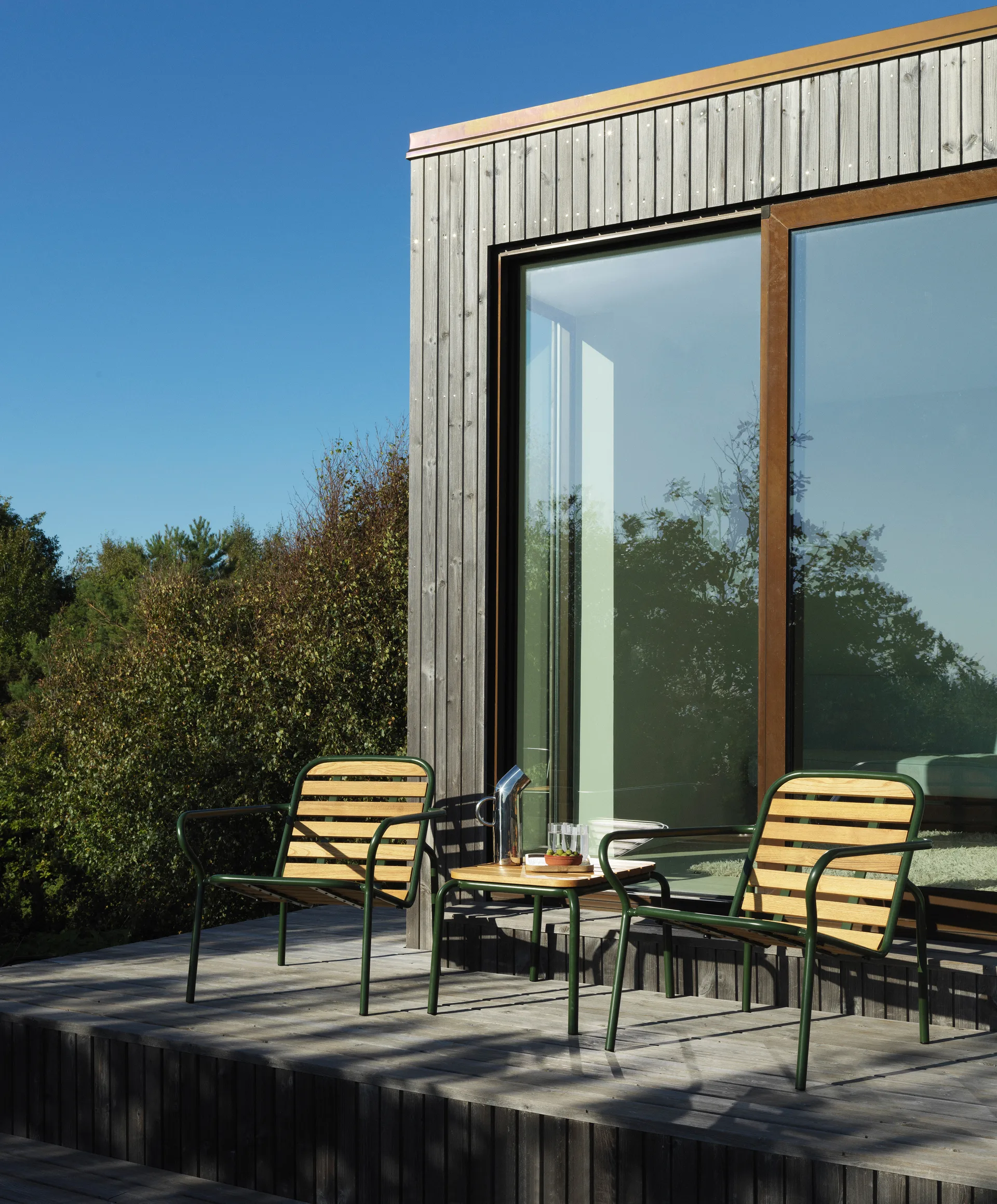 Tavolino Vig Robinia 55x45 cm, Verde Normann Copenhagen