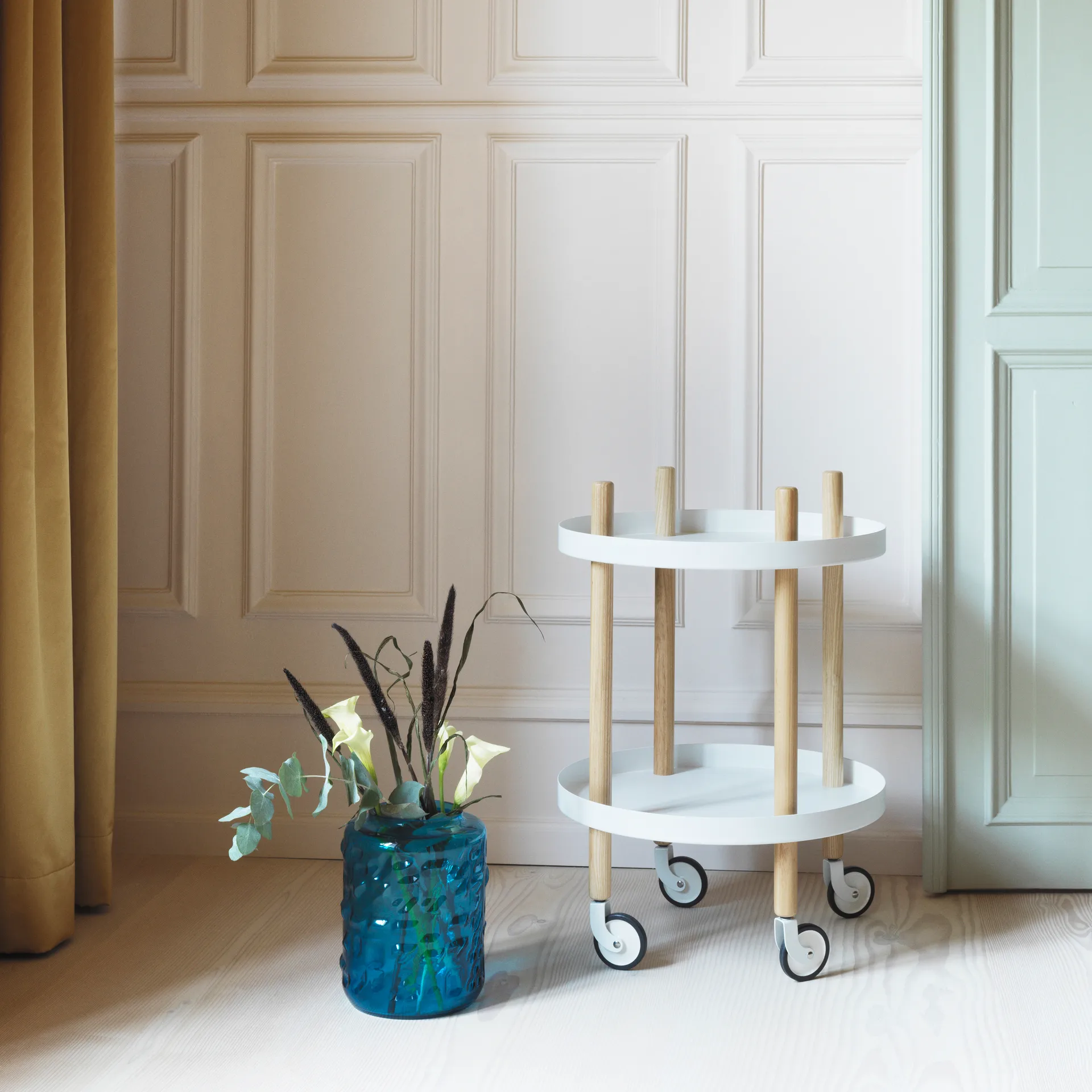 Tavolo Block Ø 45 cm, bianco Normann Copenhagen