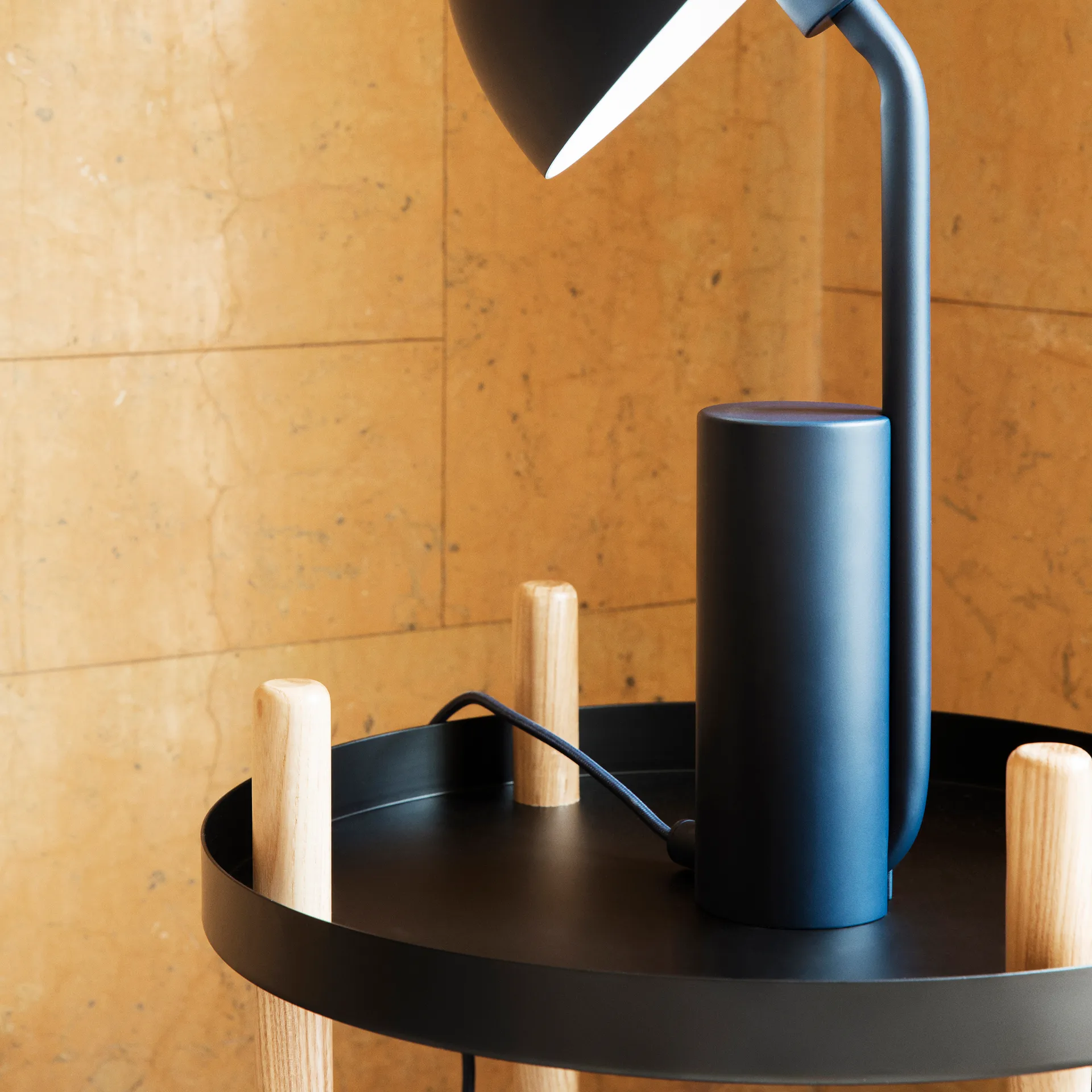 Tavolo Block Ø 45 cm, nero Normann Copenhagen