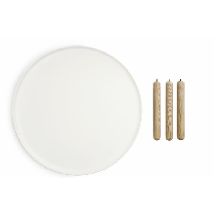 Tavolo Normann Tablo bianco-frassino, piccolo Normann Copenhagen