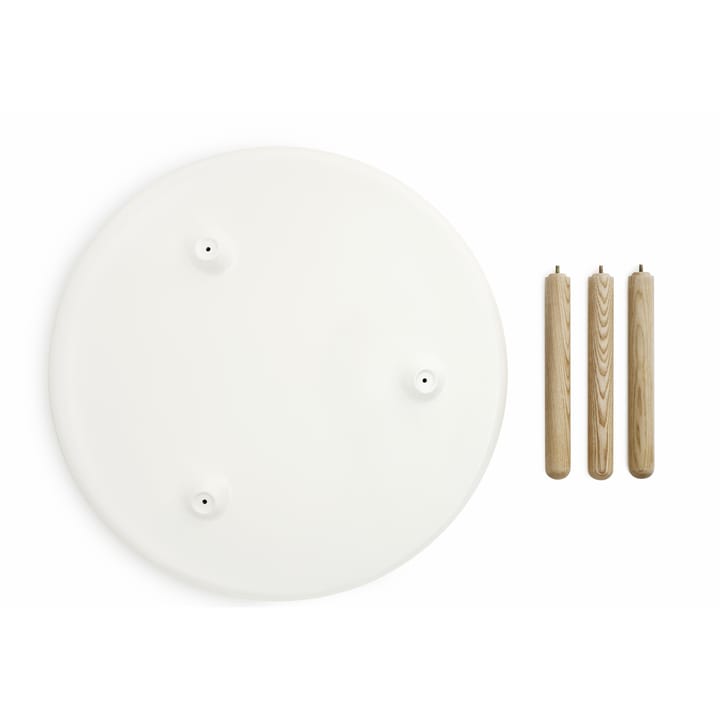 Tavolo Normann Tablo bianco-frassino, piccolo Normann Copenhagen