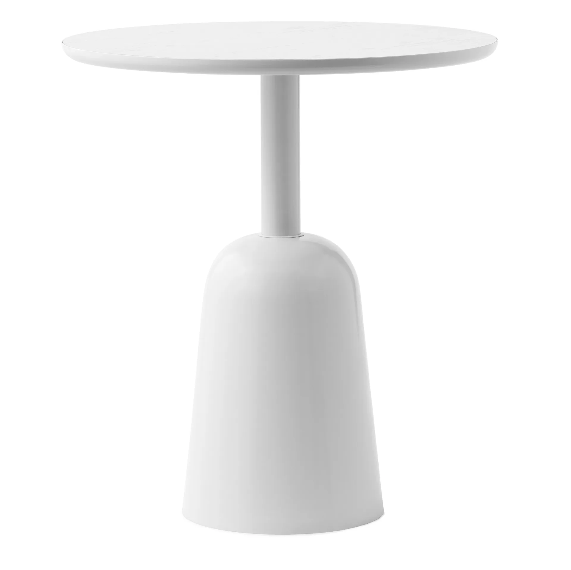 Tavolo regolabile Turn Ø 55 cm, Grigio intenso Normann Copenhagen