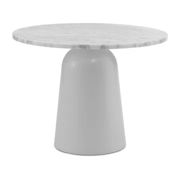 Tavolo regolabile Turn Ø 55 cm - Marmo bianco - Normann Copenhagen